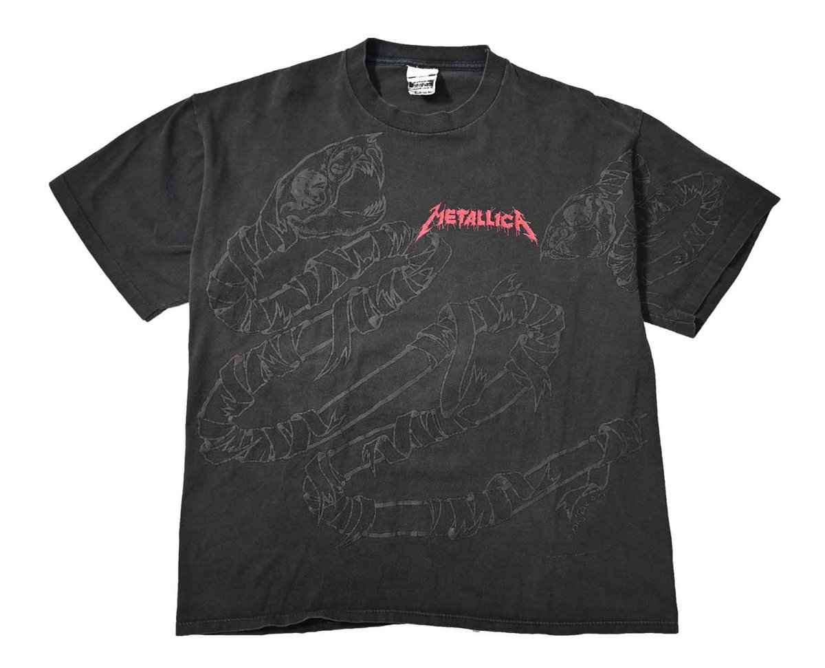 画像1: 90s Used Metallica Print Tee (1)