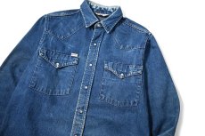画像2: 80-90s Used Carhartt Denim Western Shirt (2)