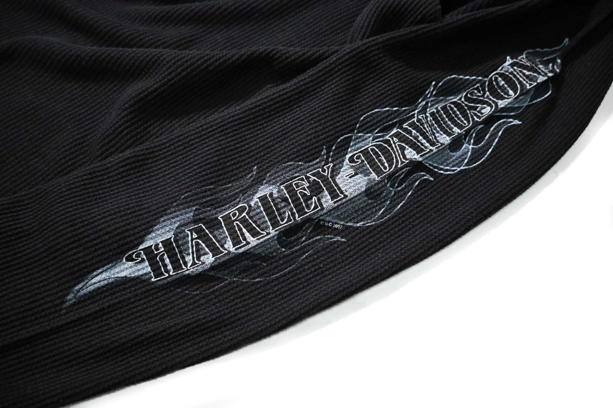 画像5: 00s Used Harley-Davidson Print L/S Thermal (5)