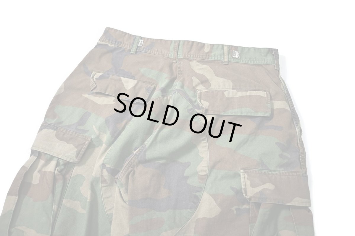 画像5: Used Us Army Customized Combat Jorts Woodland Camo (5)