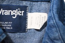 画像5: 80s Used Wrangler Denim Western Shirt made in USA (5)