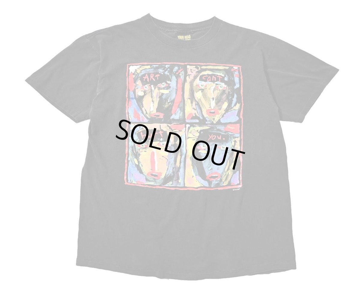 画像1: 90s Used Fred Babb Print Tee made in USA (1)