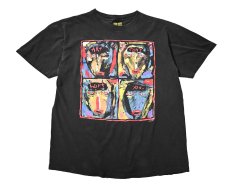 画像1: 90s Used Fred Babb Print Tee made in USA (1)