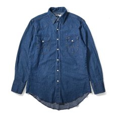 画像1: 80s Used Wrangler Denim Western Shirt made in USA (1)