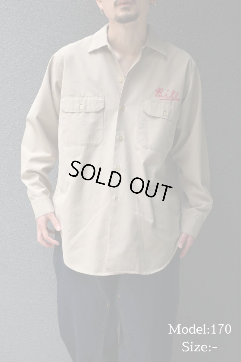 画像7: 60s Used Sears Embroidered Work Shirt (7)