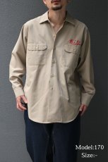 画像7: 60s Used Sears Embroidered Work Shirt (7)