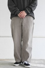 画像7: 11' Used Carhartt Duck Carpenter Pants Mushroom カーハート (7)