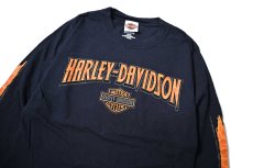 画像2: Used Harley-Davidson L/S Print Tee (2)
