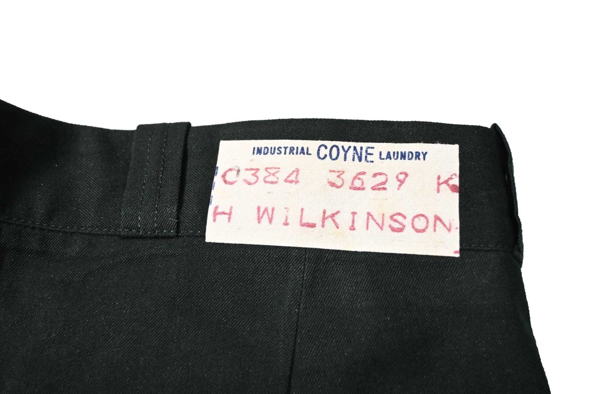 画像6: 60-70s Deadstock Industrial Coyne Laundry Work Pants Green (6)