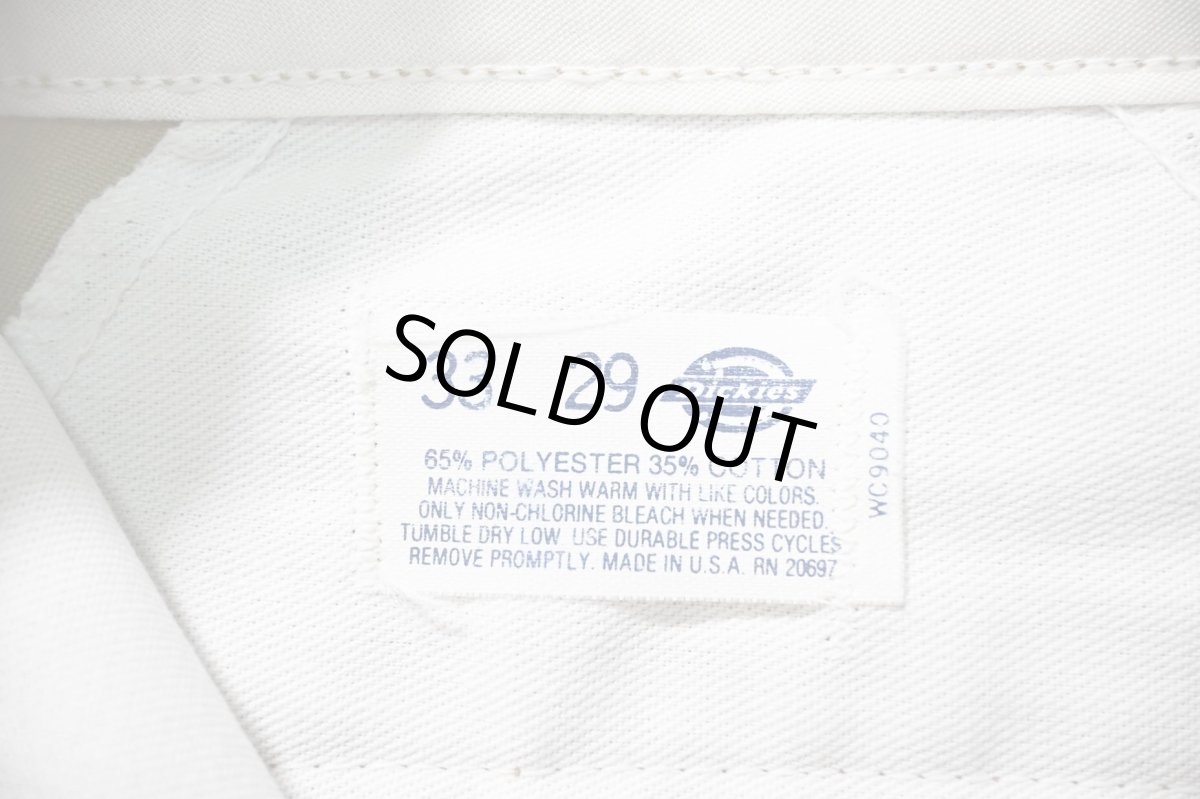 画像8: 80s Used Dickies 874 Work Pants Khaki made in USA (8)