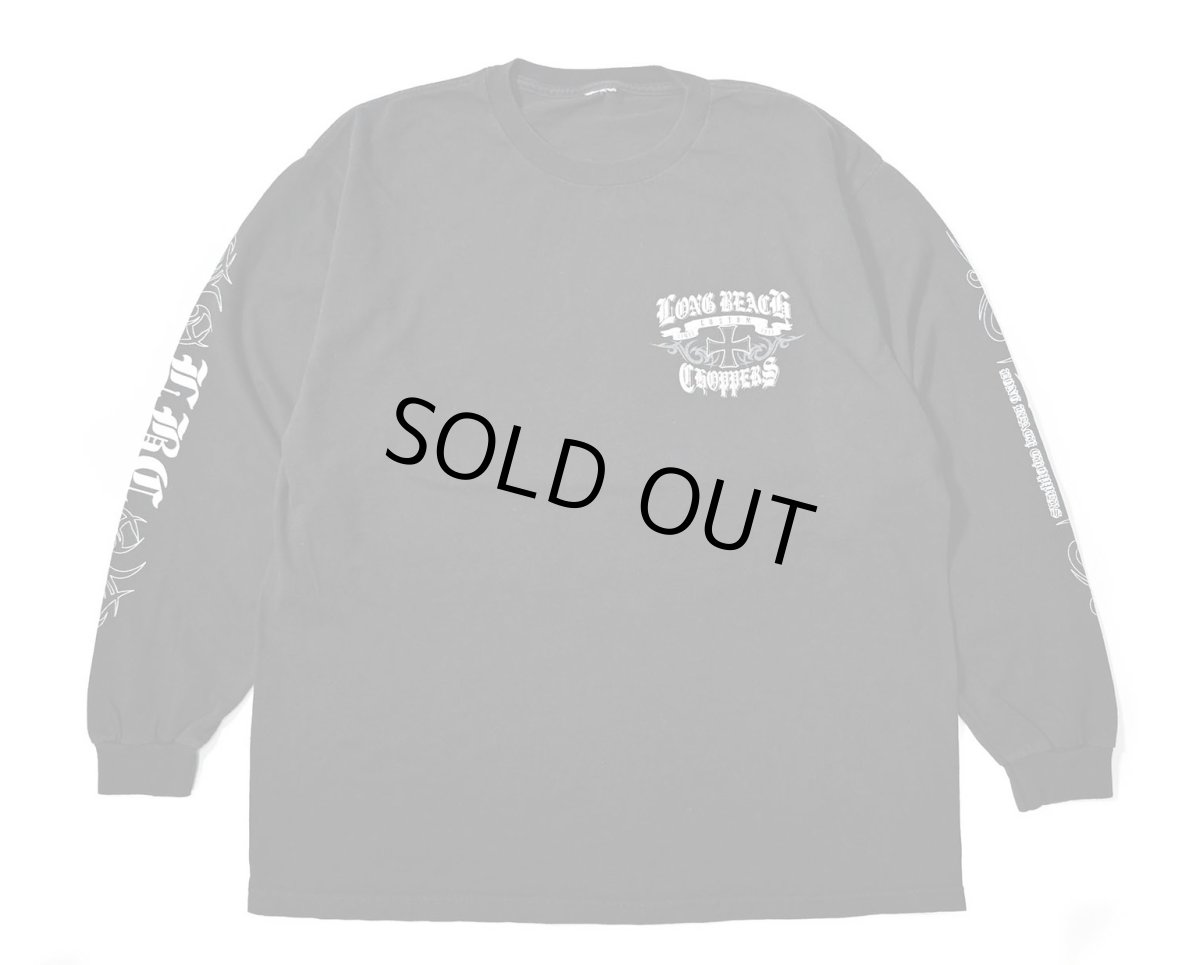 画像1: 90-00s Used Long Beach Choppers L/S Print Tee (1)