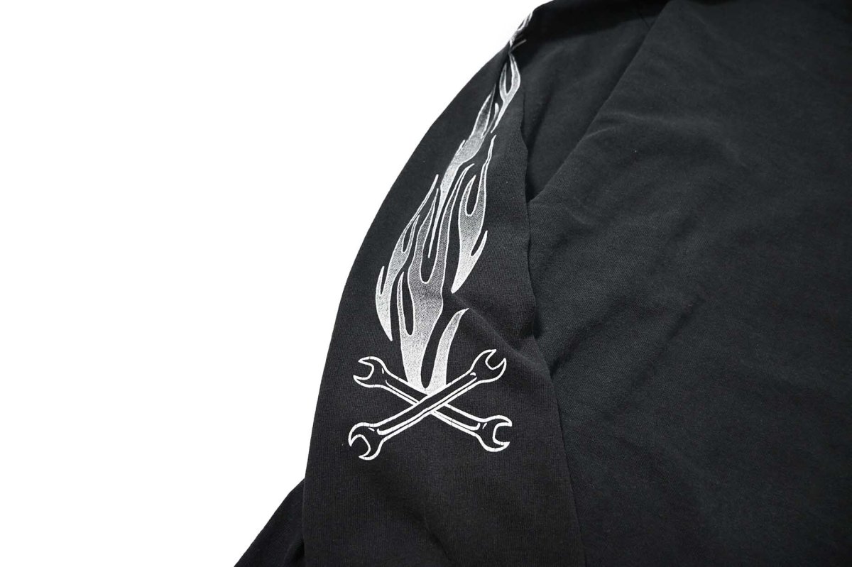 画像4: 00s Used Sick Boy Mechanic L/S Print Tee (4)