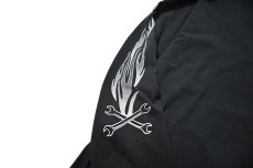 画像4: 00s Used Sick Boy Mechanic L/S Print Tee (4)