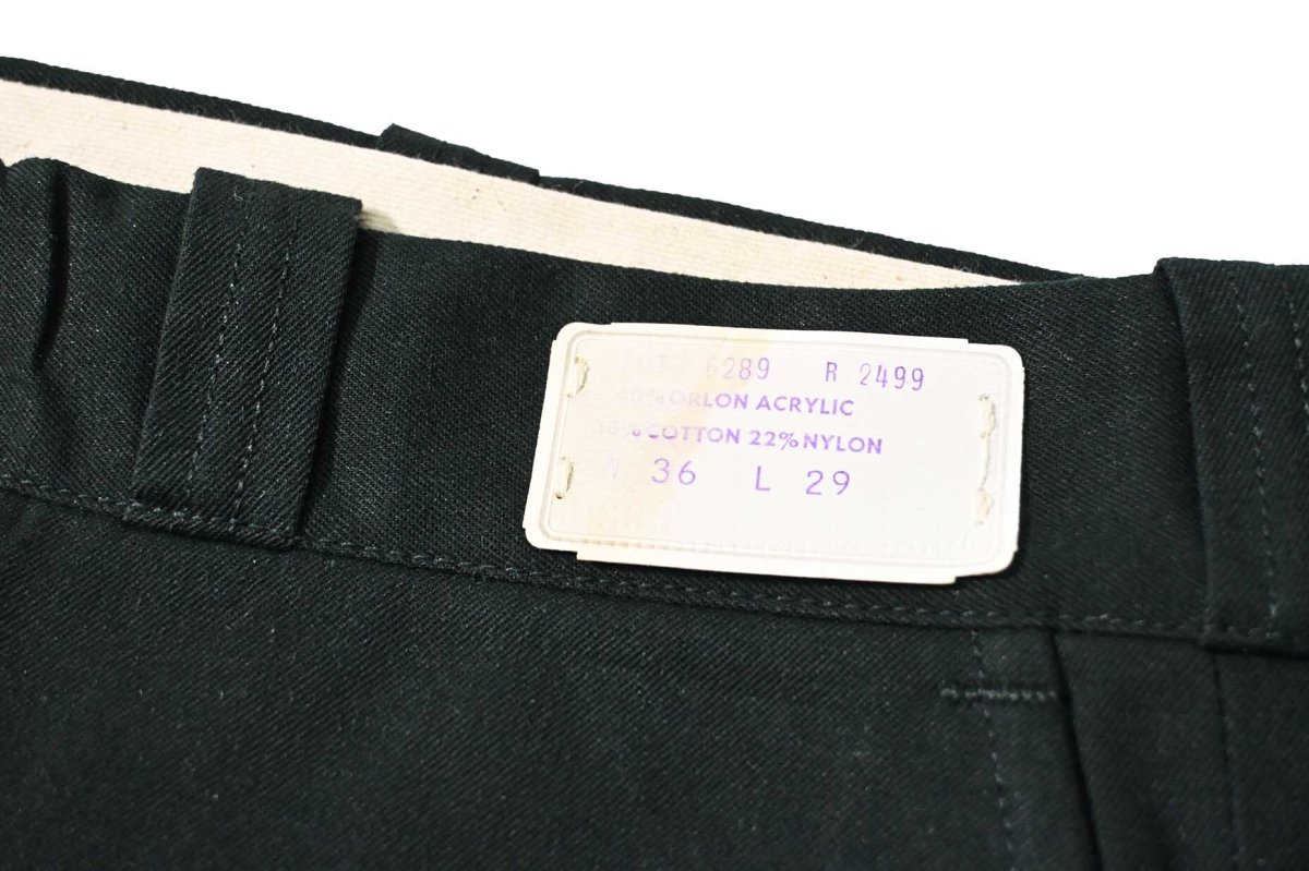 画像4: 60-70s Deadstock Industrial Coyne Laundry Work Pants Green (4)