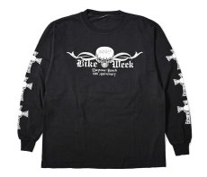 画像1: 00s Used Bike Week L/S Print Tee (1)