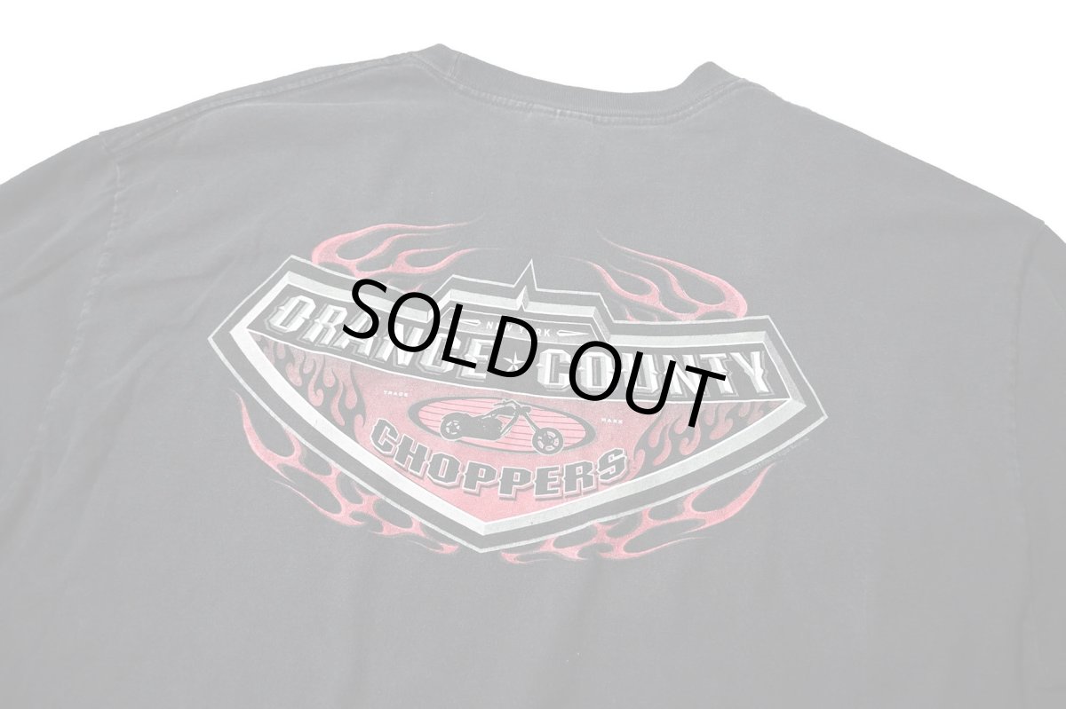 画像6: 00s Used Orange County Choppers L/S Print Tee (6)