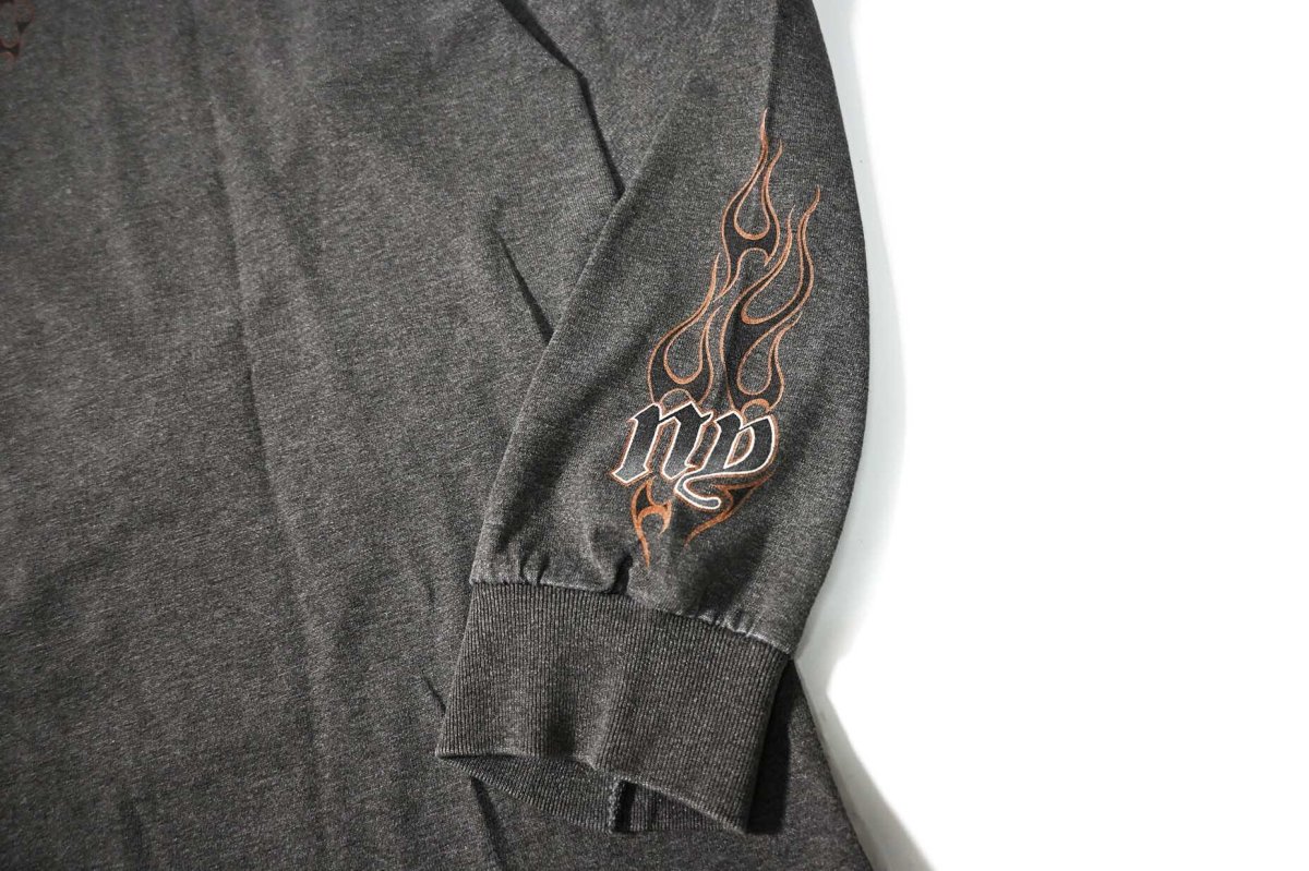 画像4: 00s Used Orange County Choppers L/S Print Tee (4)