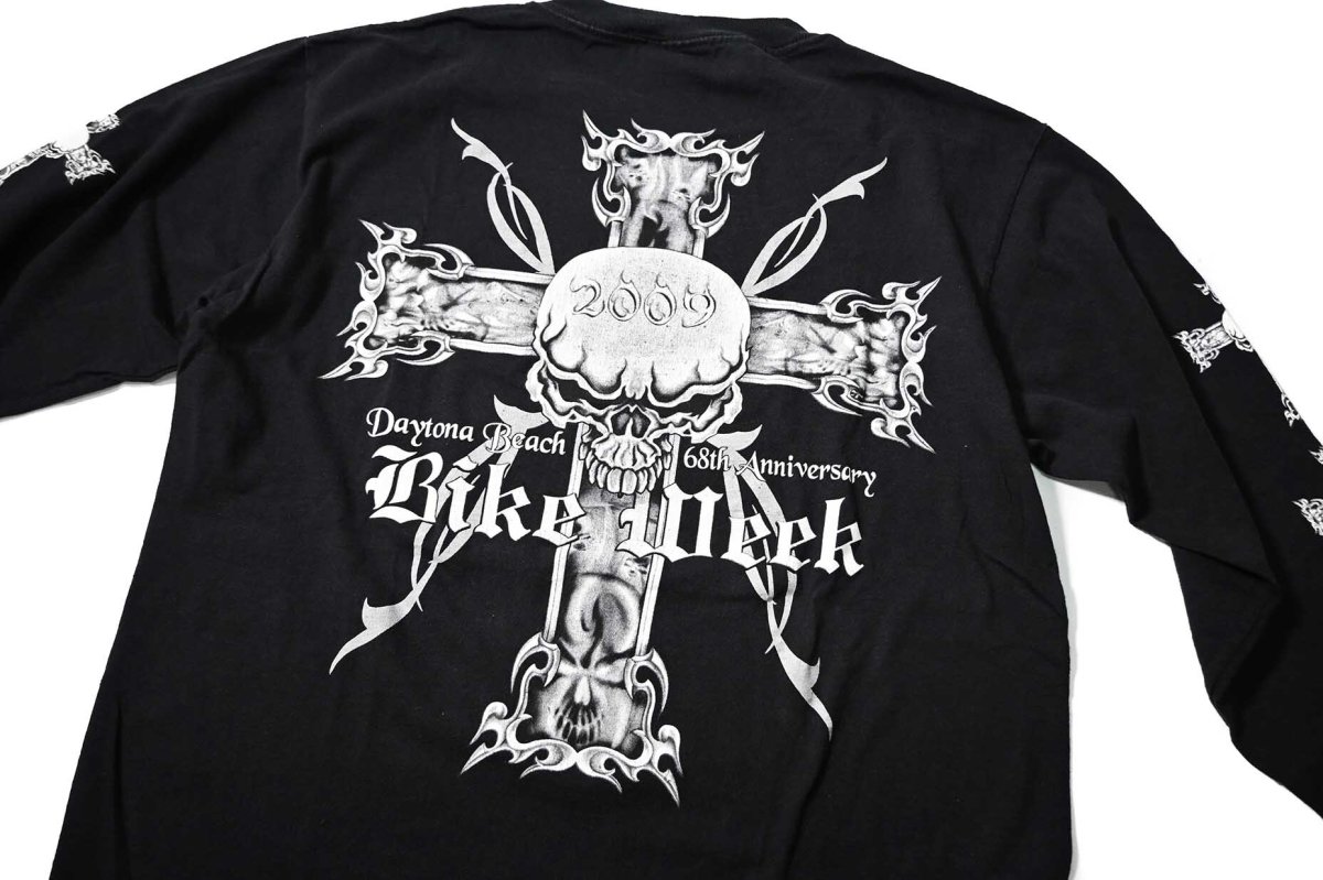 画像6: 00s Used Bike Week L/S Print Tee (6)