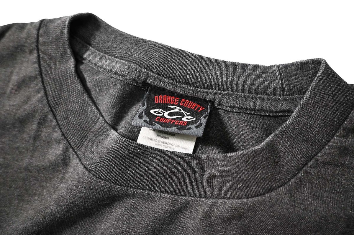 画像5: 00s Used Orange County Choppers L/S Print Tee (5)
