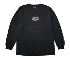 画像1: 00s Used Orange County Choppers L/S Print Tee (1)