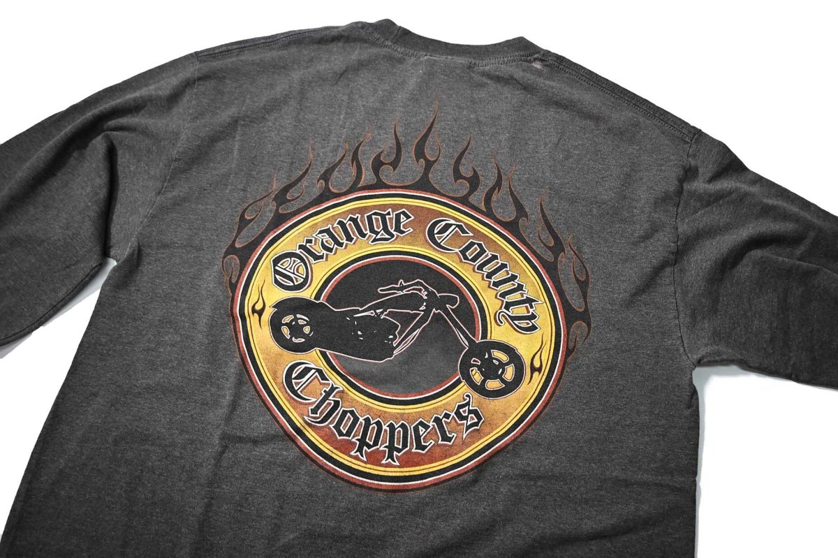 画像7: 00s Used Orange County Choppers L/S Print Tee (7)