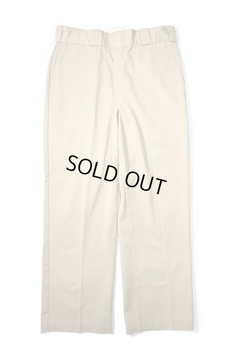 画像1: 80s Used Dickies 874 Work Pants Khaki made in USA (1)