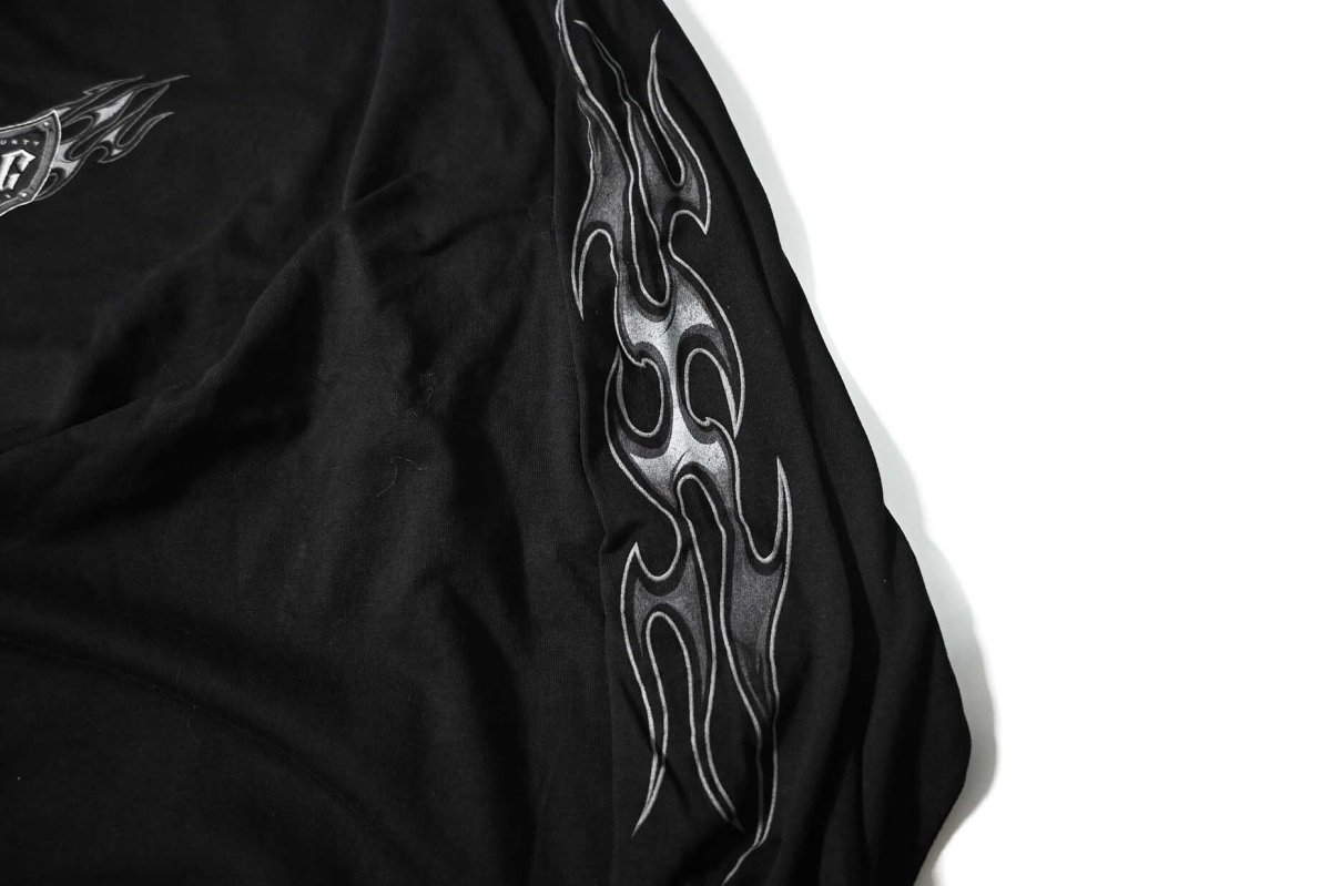 画像4: 00s Used Orange County Choppers L/S Print Tee (4)