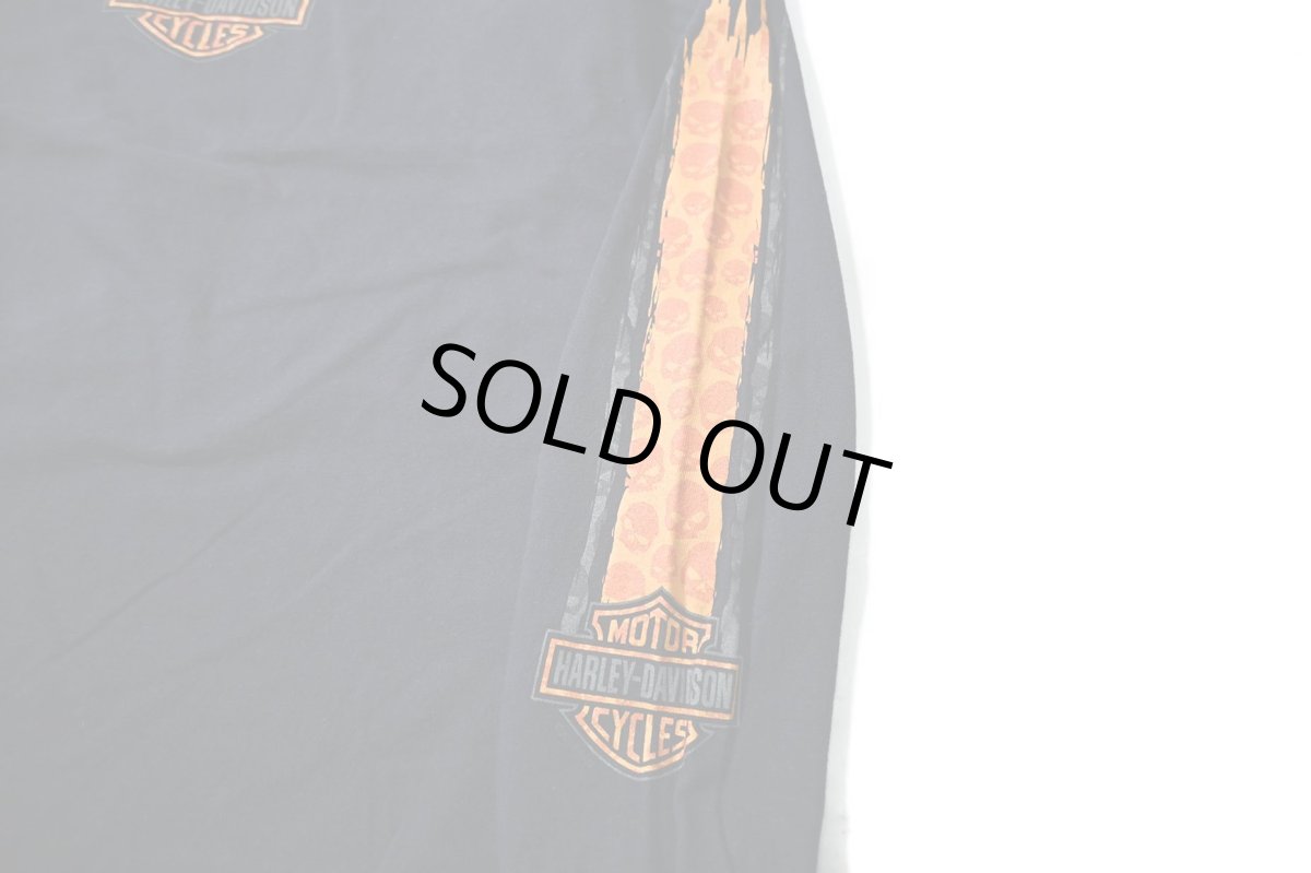 画像4: Used Harley-Davidson L/S Print Tee (4)