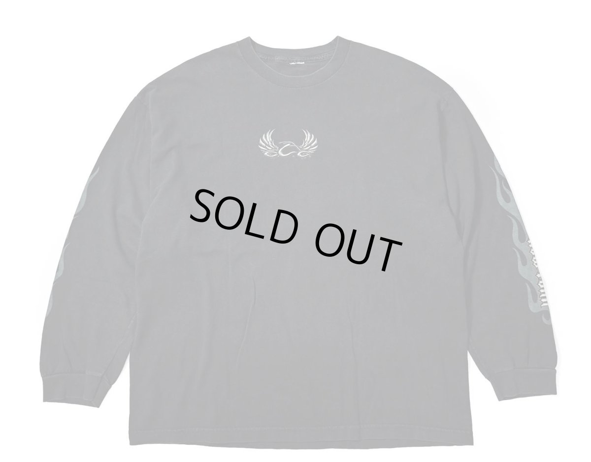 画像1: 00s Used Orange County Choppers L/S Print Tee (1)