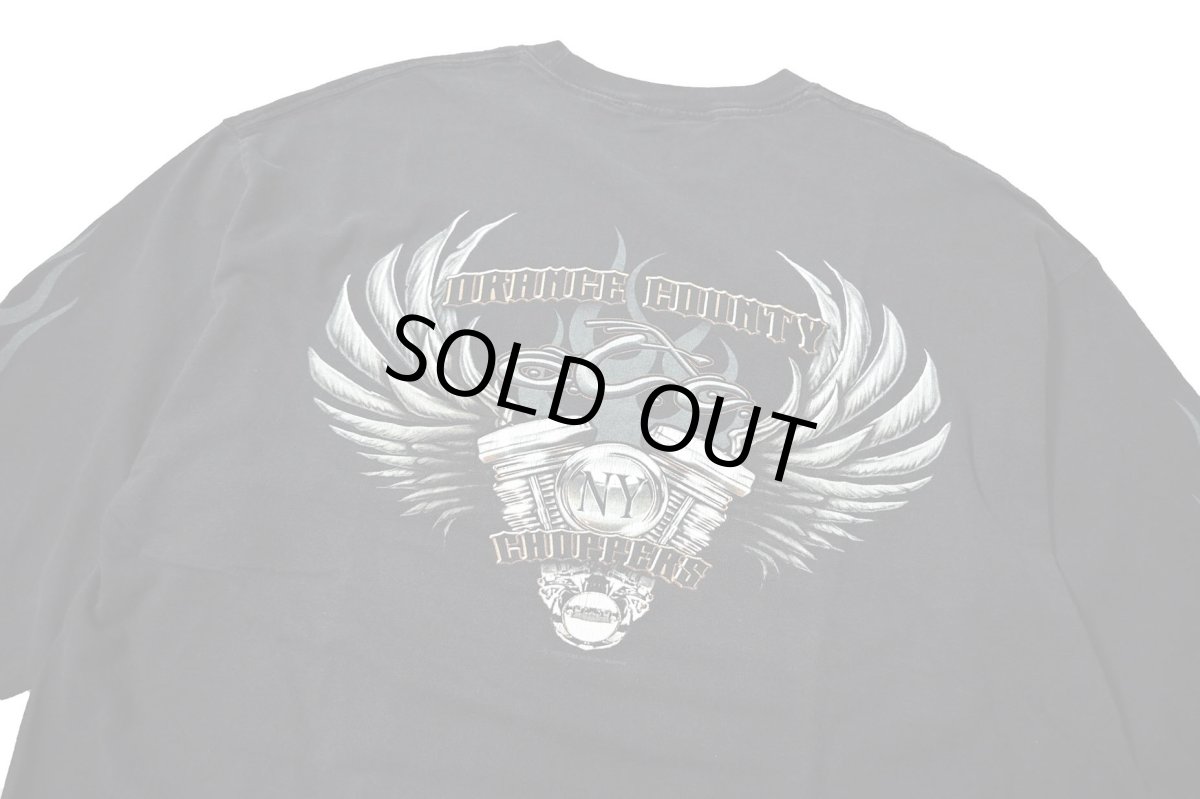 画像7: 00s Used Orange County Choppers L/S Print Tee (7)
