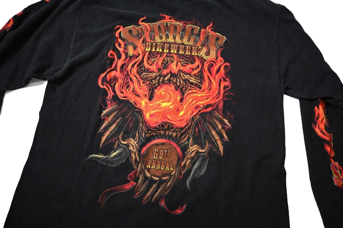 画像8: 00s Used Bike Week L/S Print Tee (8)