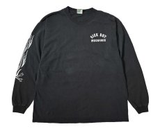 画像1: 00s Used Sick Boy Mechanic L/S Print Tee (1)