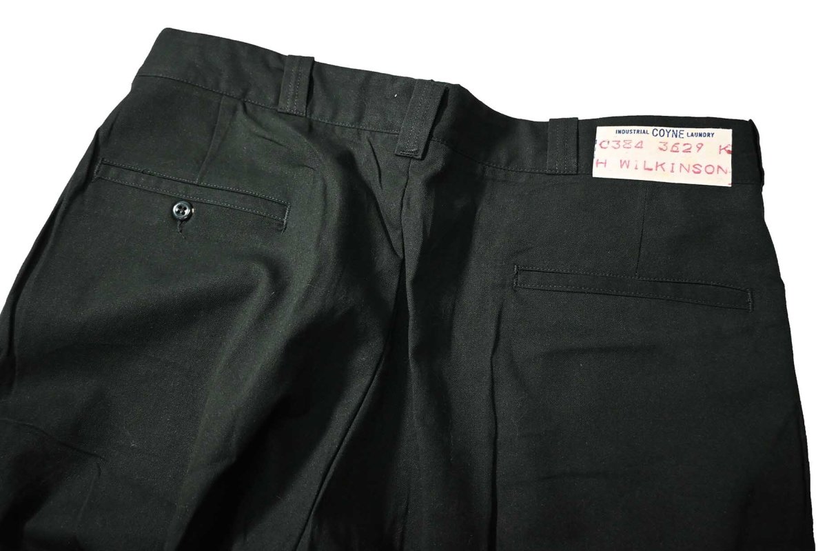 画像5: 60-70s Deadstock Industrial Coyne Laundry Work Pants Green (5)