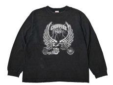 画像1: 00s Used Choppers Rule L/S Print Tee (1)