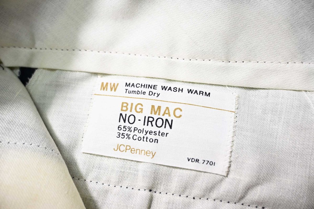 画像7: 70s Deadstock Big Mac Work Pants Navy (7)