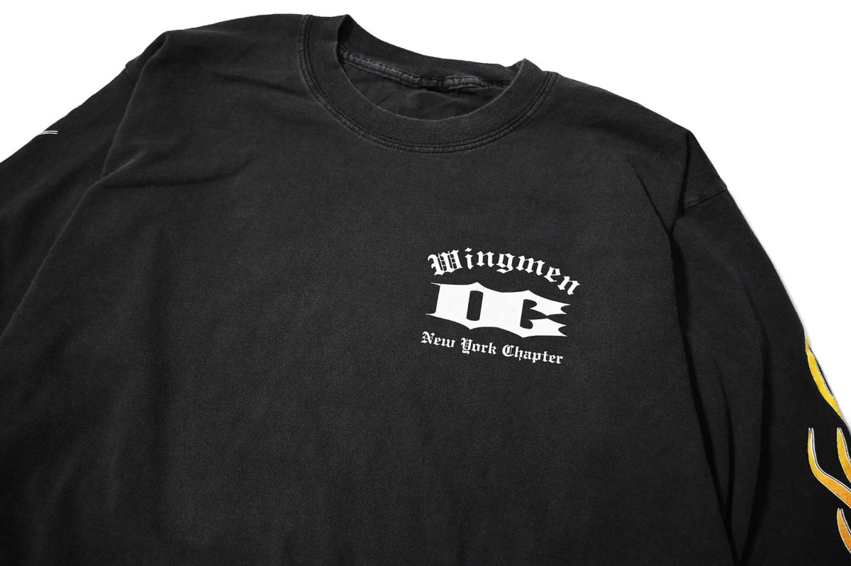 画像2: 90-00s Used Wingmen New York Chapter L/S Print Tee (2)