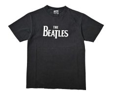 画像1: 00s Used The Beatles Print Tee (1)