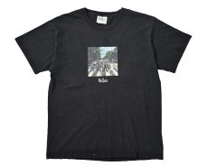 画像1: 00s Used The Beatles Print Tee (1)