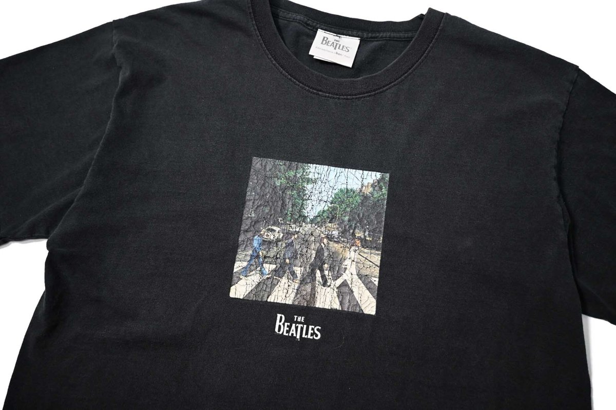 画像2: 00s Used The Beatles Print Tee (2)