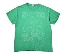 画像1: 00s Used Led Zeppelin Print Tee (1)