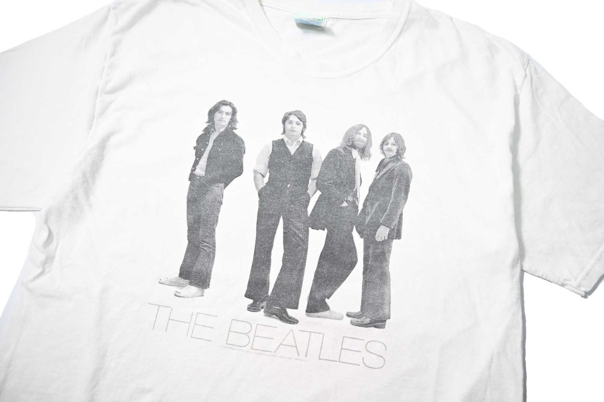 画像2: 00s Used The Beatles Print Tee (2)