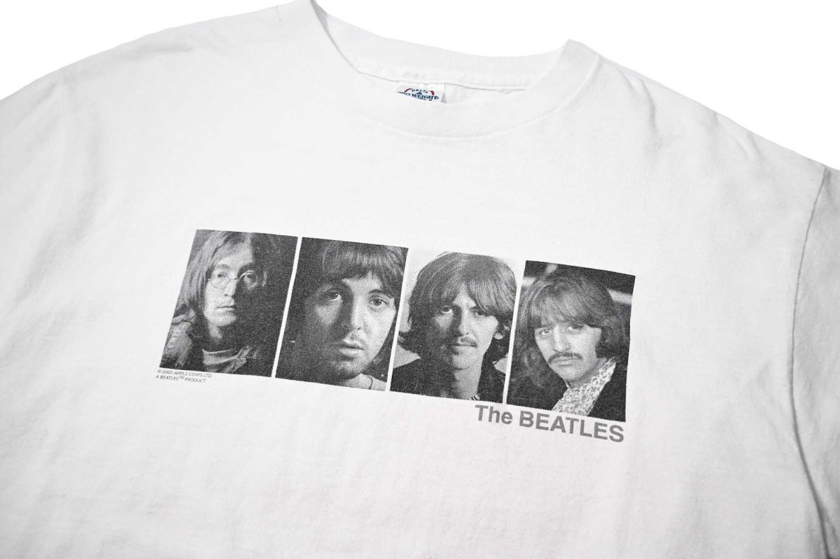 画像2: 00s Used The Beatles Print Tee (2)