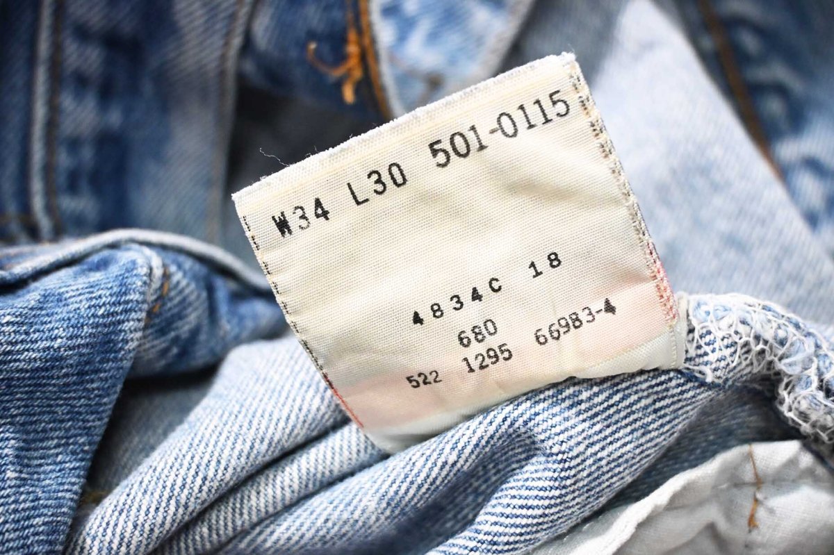 画像7: 95' Used Levi's 501 Denim Pants made in USA リーバイス (7)