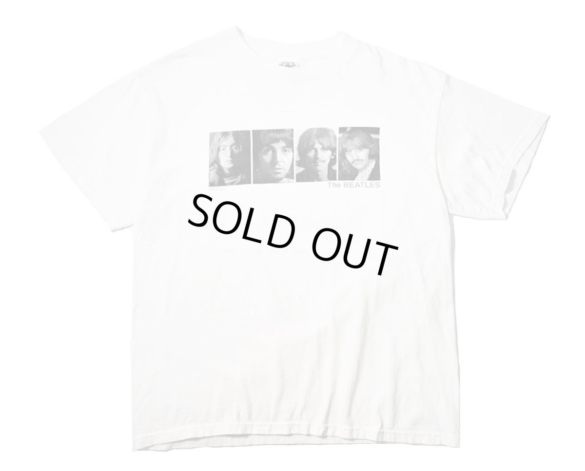 画像1: 00s Used The Beatles Print Tee (1)