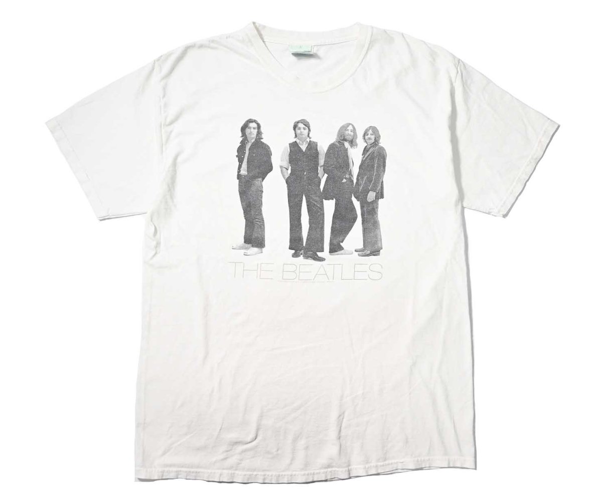 画像1: 00s Used The Beatles Print Tee (1)
