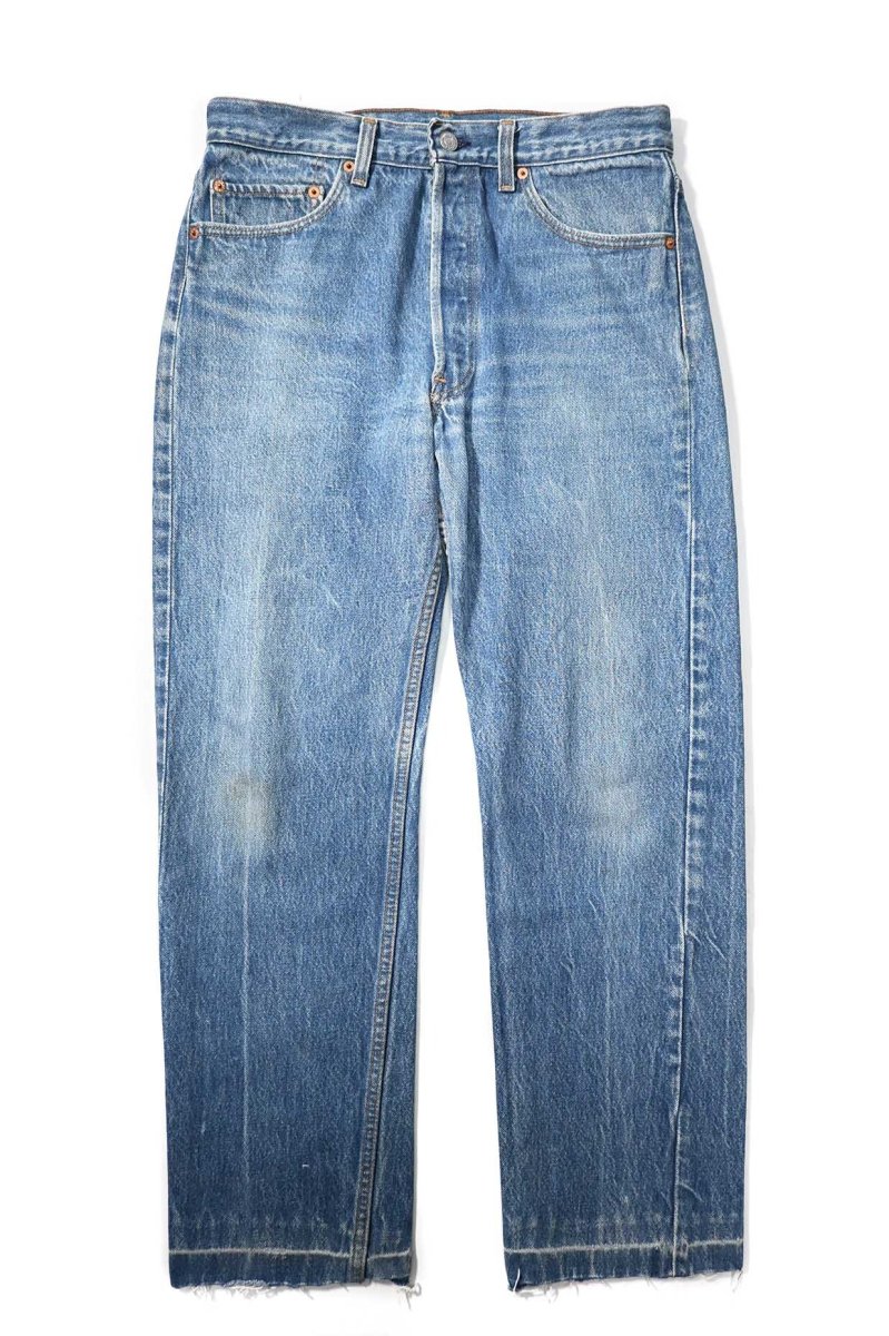 画像1: 92' Used Levi's 501 Denim Pants Cut Off made in USA リーバイス (1)