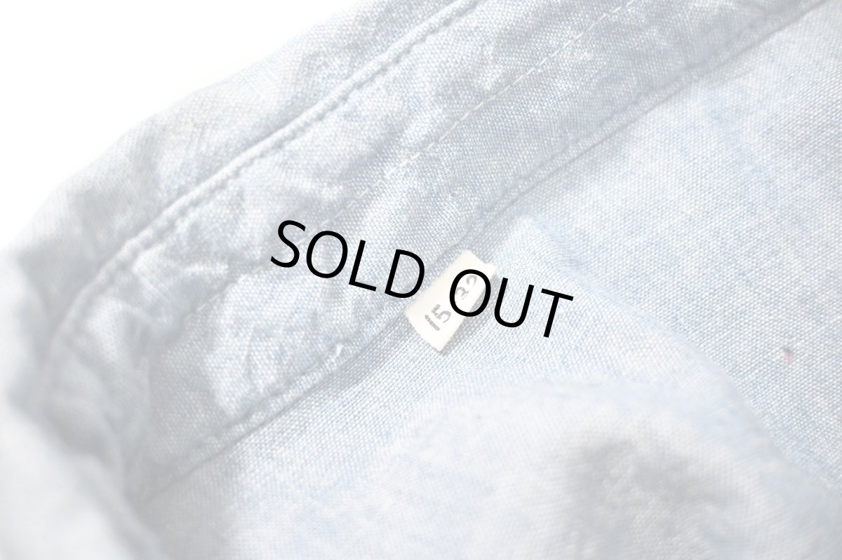 画像4: 60-70s Used Chambray Western Shirt (4)