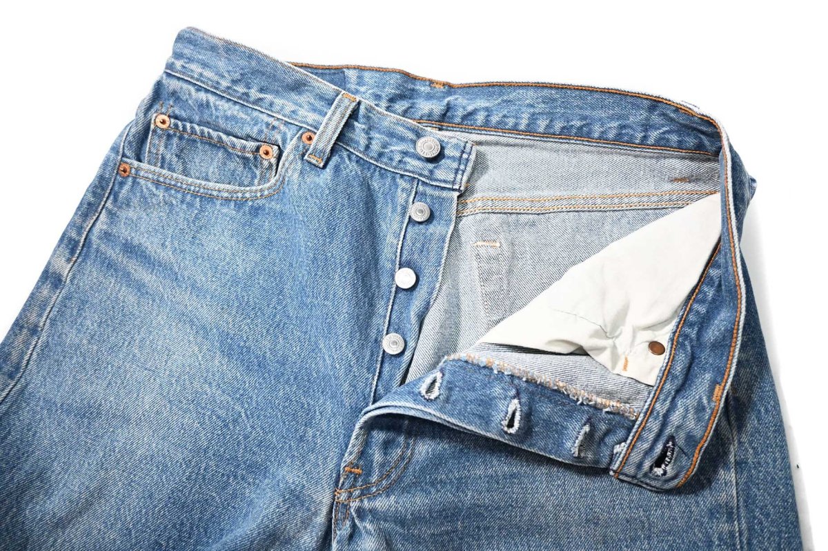 画像6: 92' Used Levi's 501 Denim Pants Cut Off made in USA リーバイス (6)