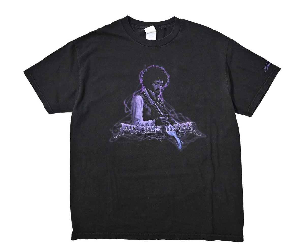 画像1: 00s Used Jimi Hendrix Print Tee (1)