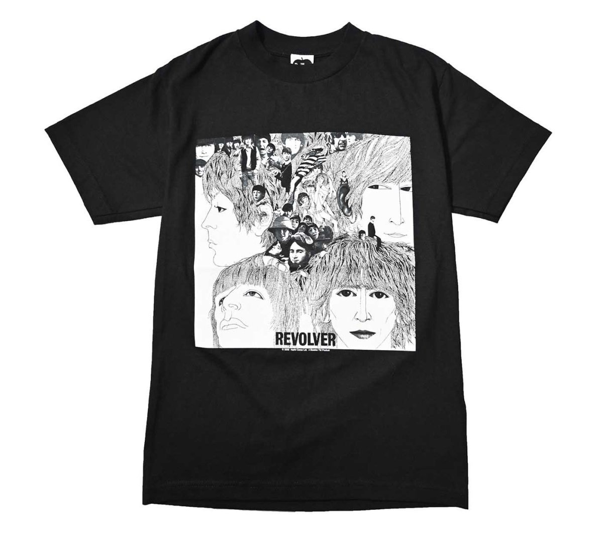 画像1: 00s Used The Beatles Print Tee (1)